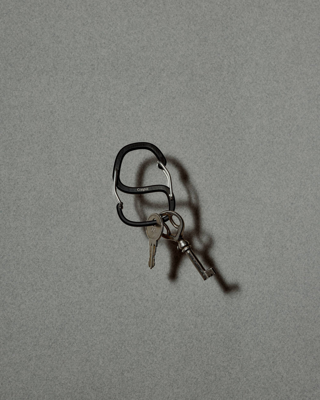 Coachwhip Carabiner: Vapor Black