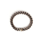 Signature Bracelet: Brass / Work Patina / Medium