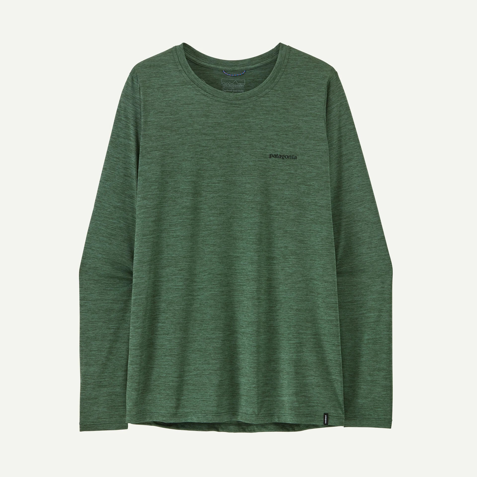 L/S Cap Cool Daily Shirt - Fitz Roy Trout - Canopy Green