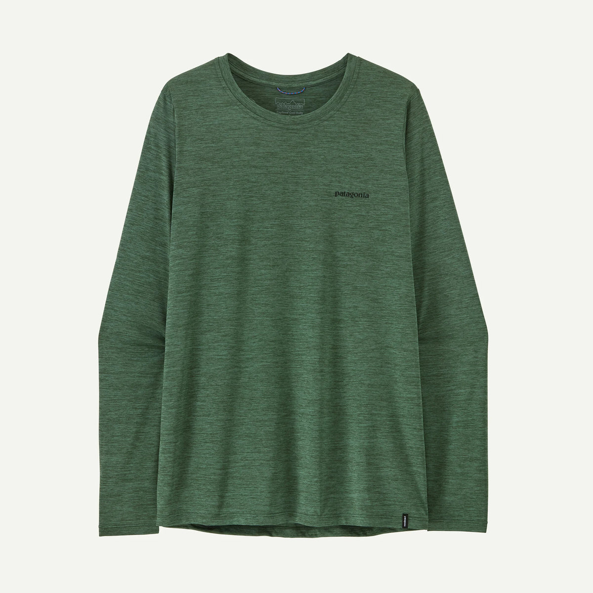L/S Cap Cool Daily Shirt - Fitz Roy Trout - Canopy Green