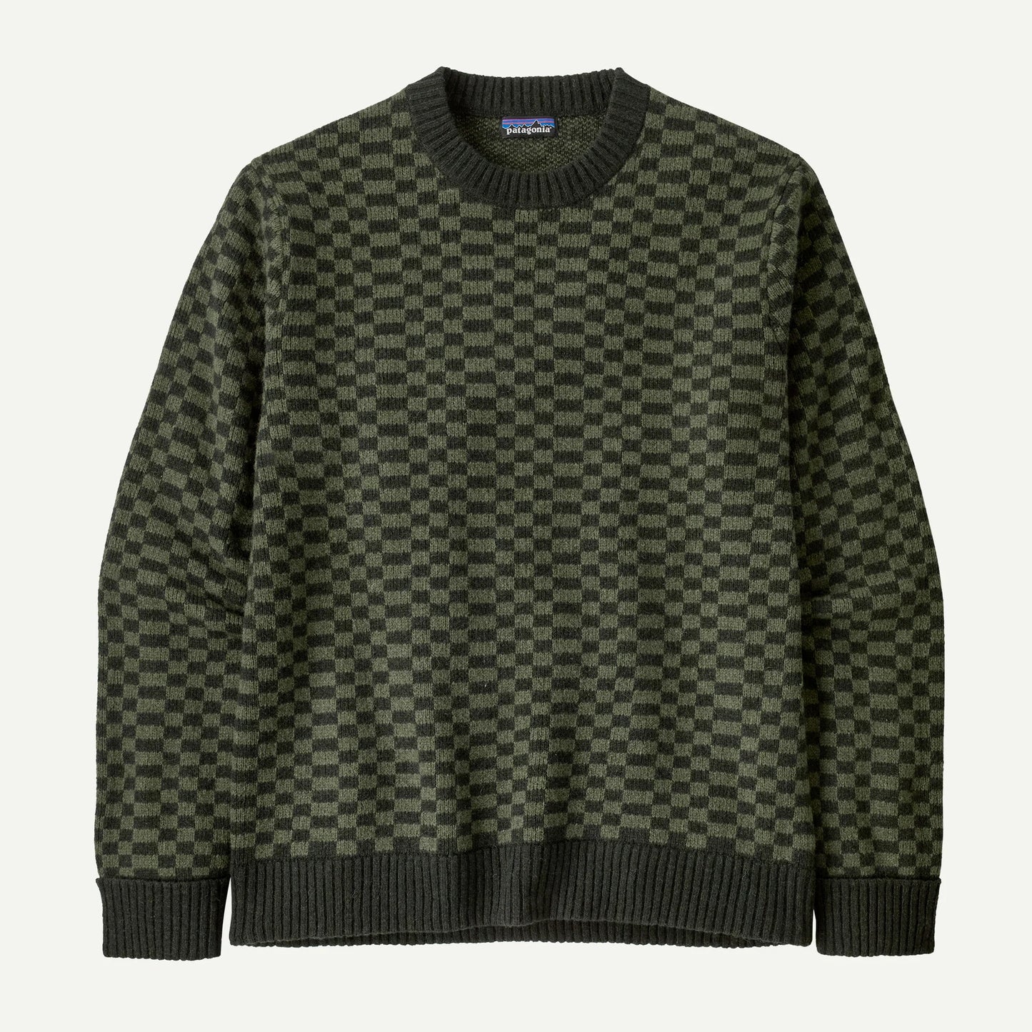 Recycled Wool-Blend Sweater - Old Growth Green