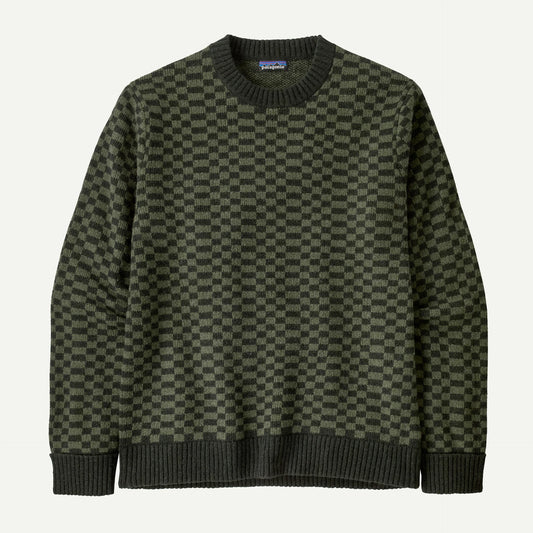 Recycled Wool-Blend Sweater - Old Growth Green