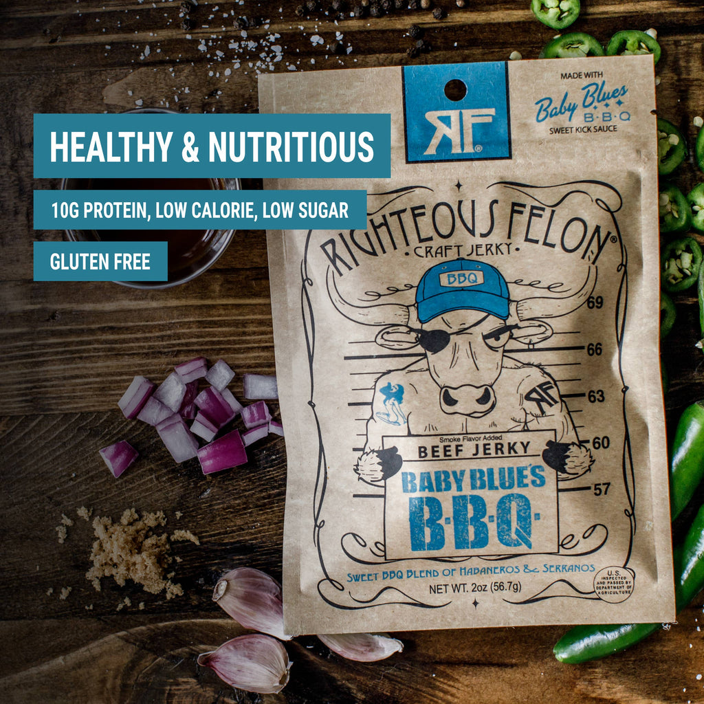 Bootleggin' Baby Blues BBQ Beef Jerky