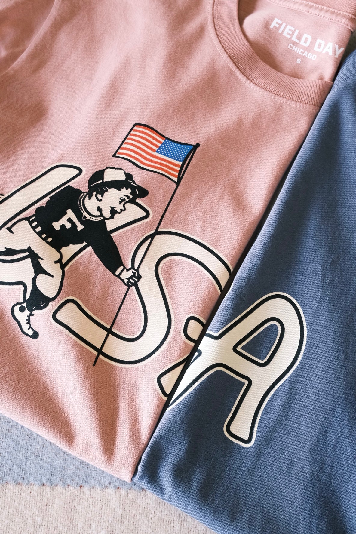 Run Boy USA Tee - Summer Red