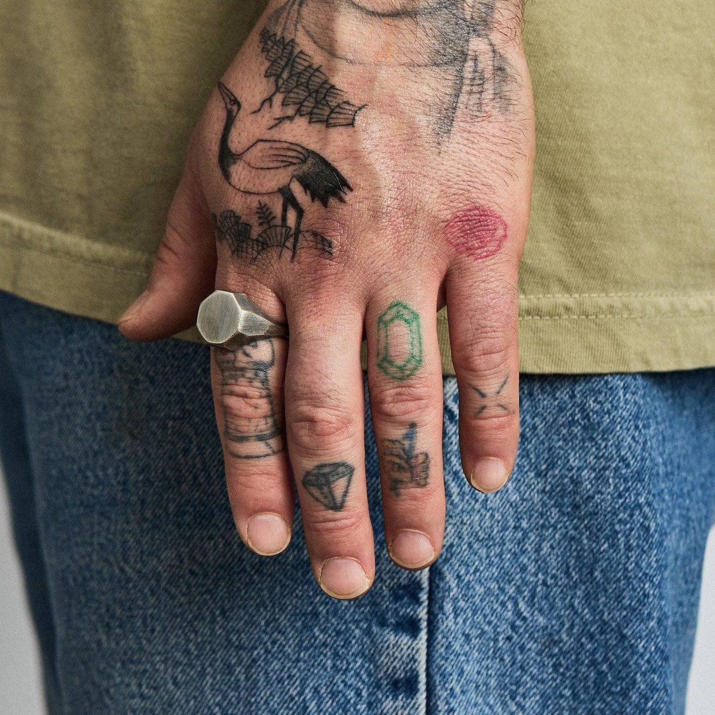 Otto Signet Ring: Brass / Work Patina / 10