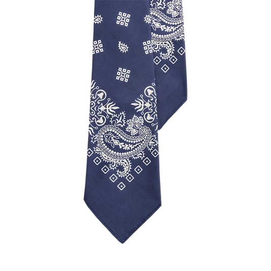 Vintage-Inspired Bandana Print Tie