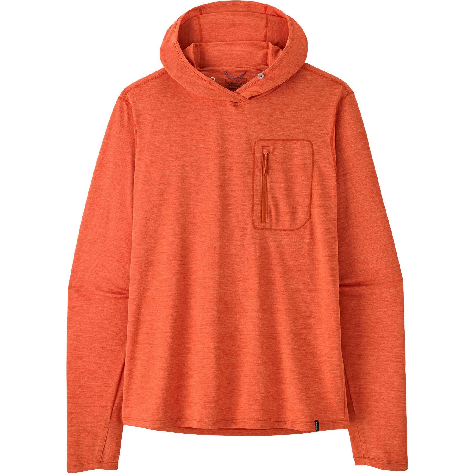 Cap Cool Sun Hoody - Coal Orange