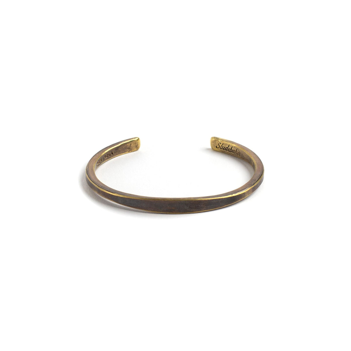 Workshop Cuff: Brass / Work Patina / Standard Weight / Medium