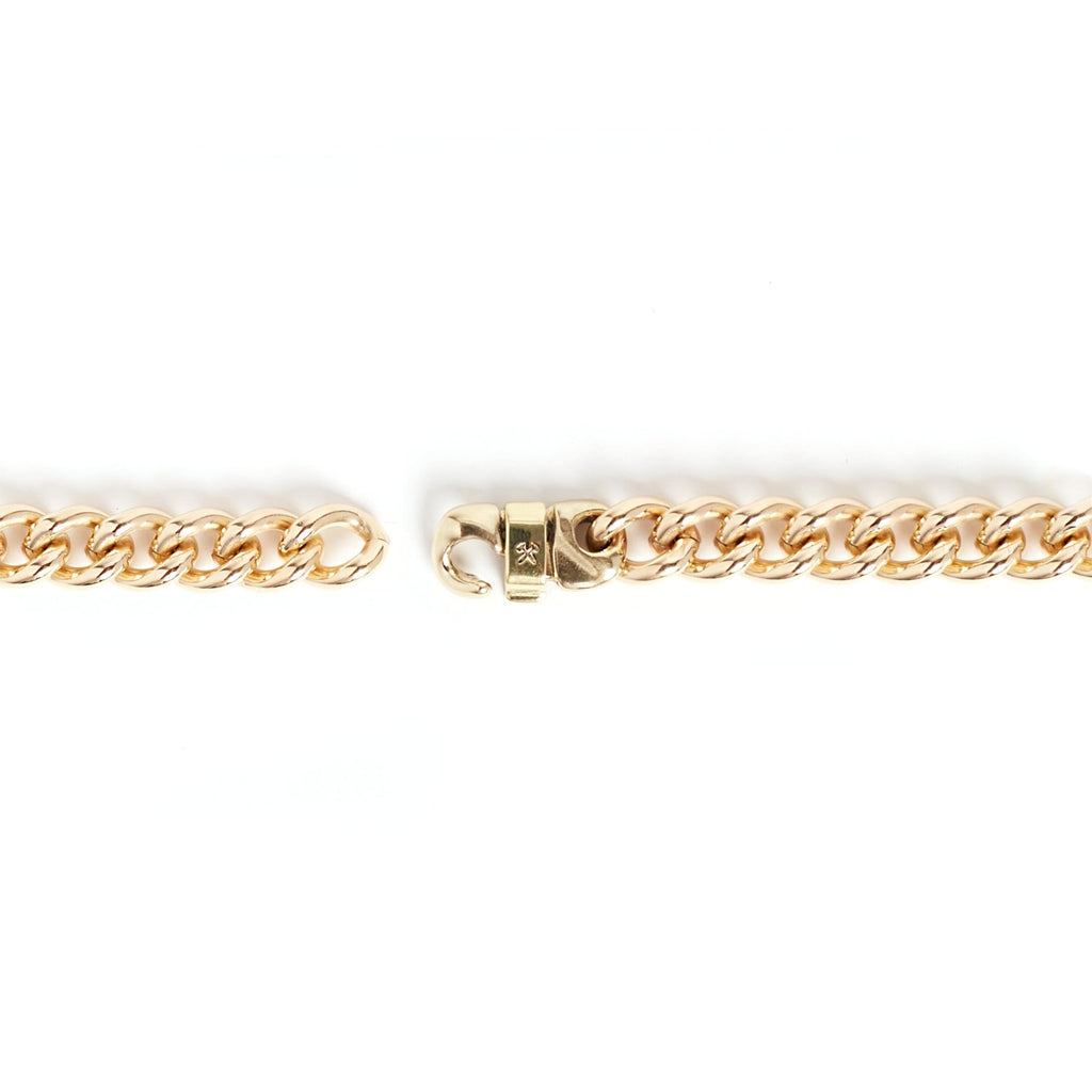 Signature Bracelet: Brass / Work Patina / Large