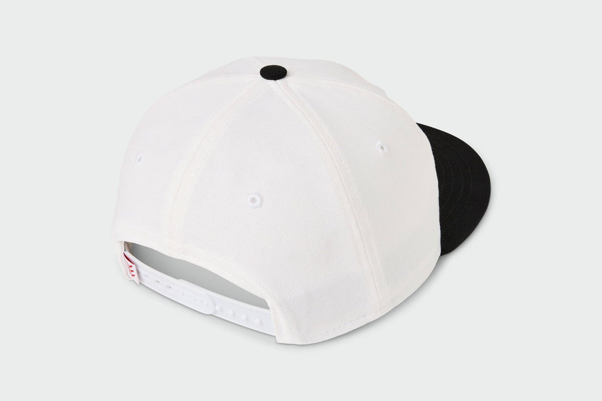 Chicago Upside Down - Upside Down Flatbill: White/Black/Red