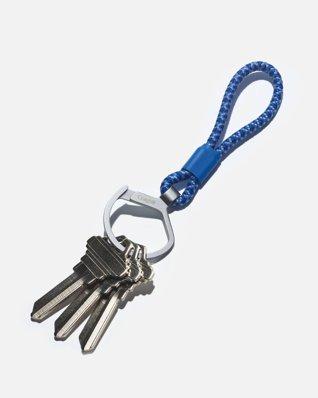 Rope Split Ring: Blue