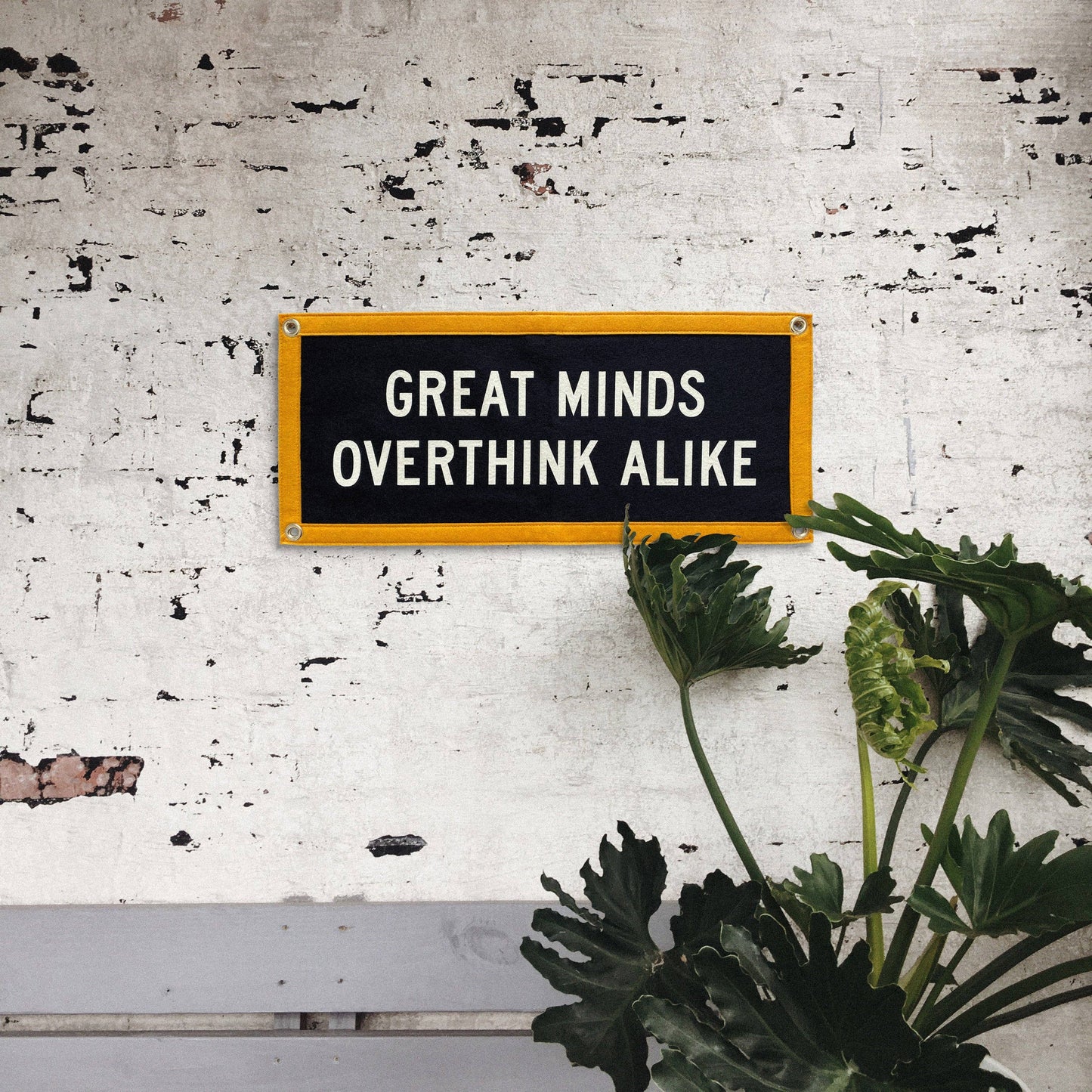 Great Minds Overthink Alike Flag