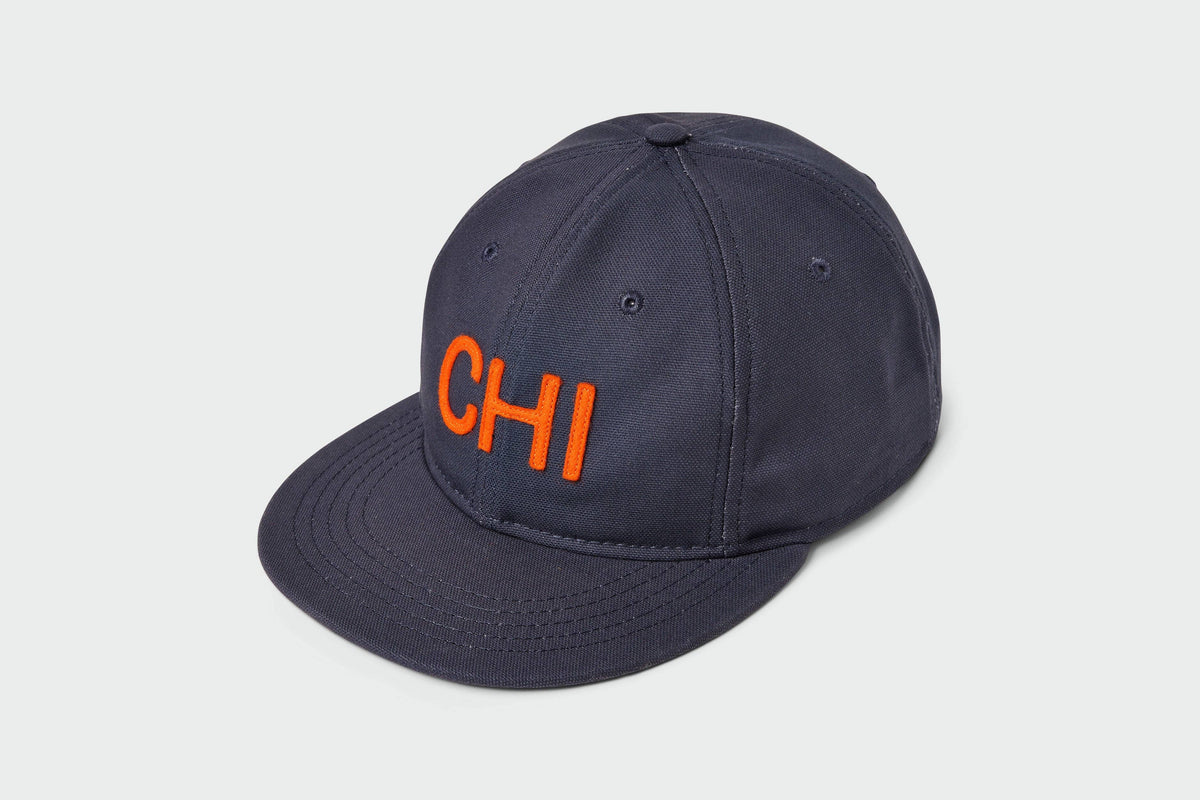Chicago Canvas Vintage Flatbill: Navy