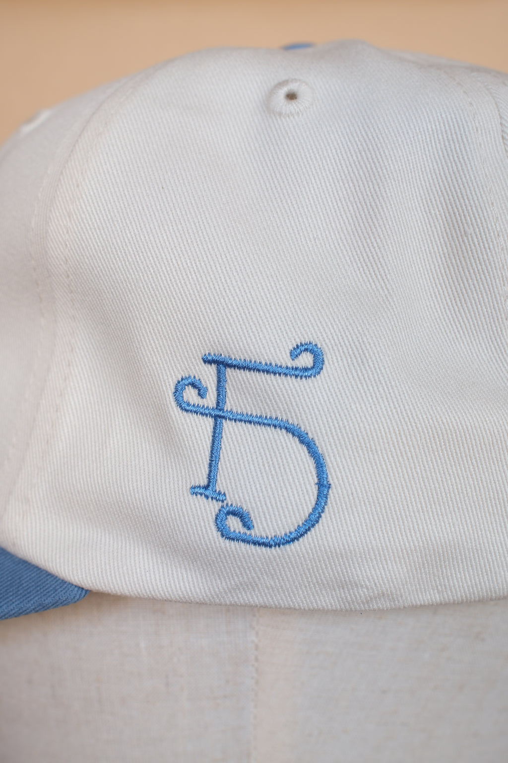 Grin Snapback - Cream/Denim
