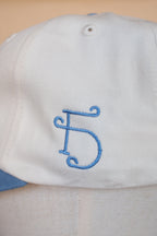 Grin Snapback - Cream/Denim