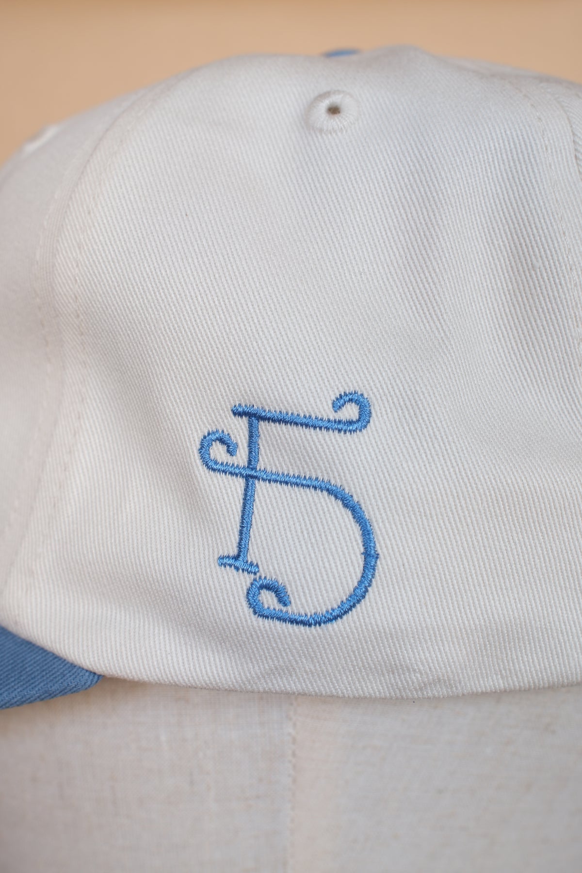 Grin Snapback - Cream/Denim