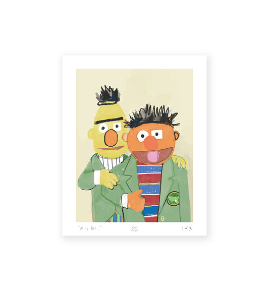 "M is For..." 8x10 Print By Tony Knapton