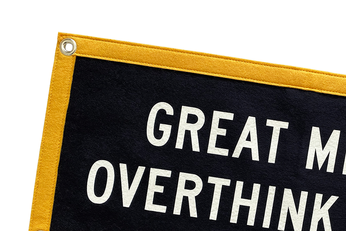 Great Minds Overthink Alike Flag