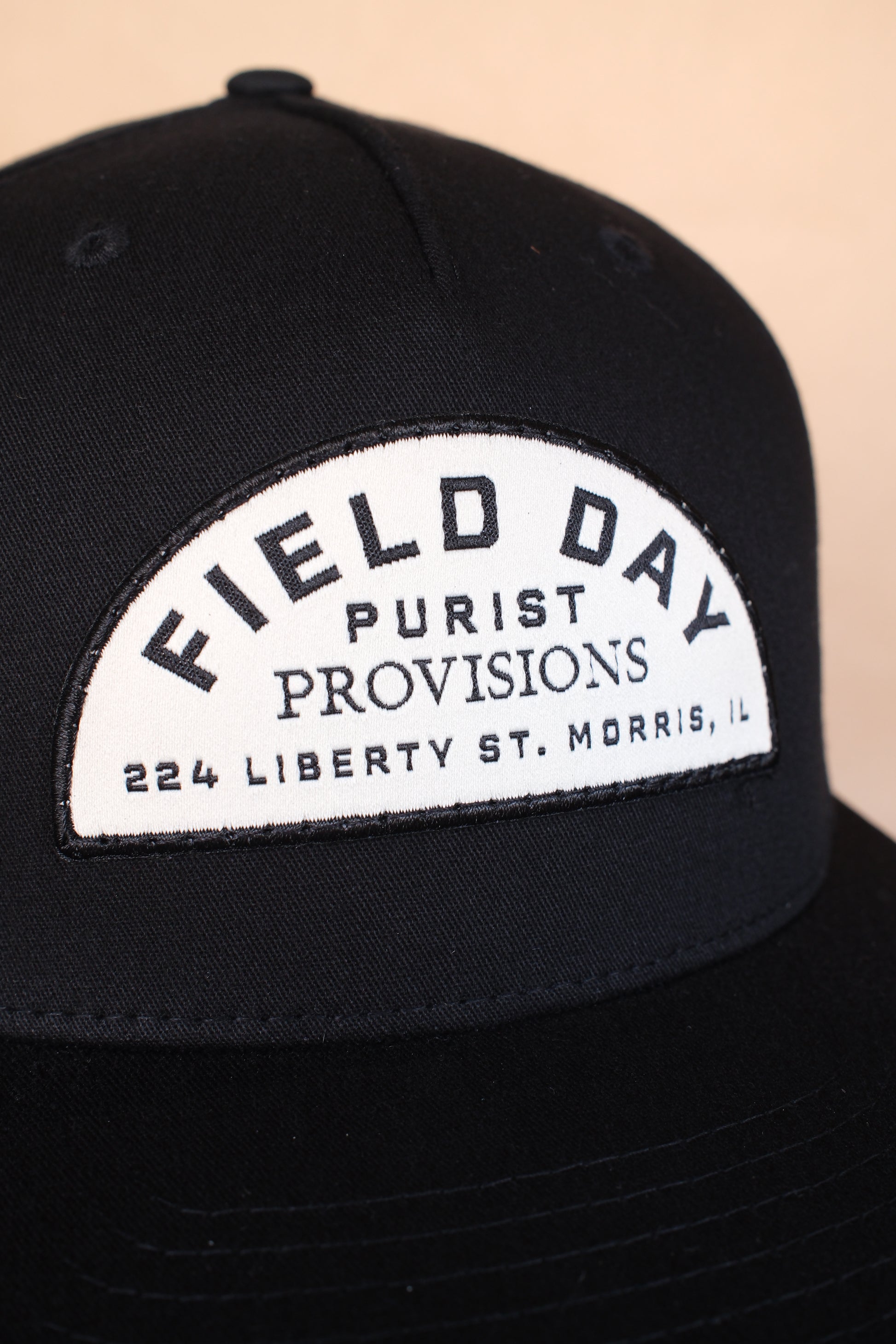 Purist Provisions Snapback - Black