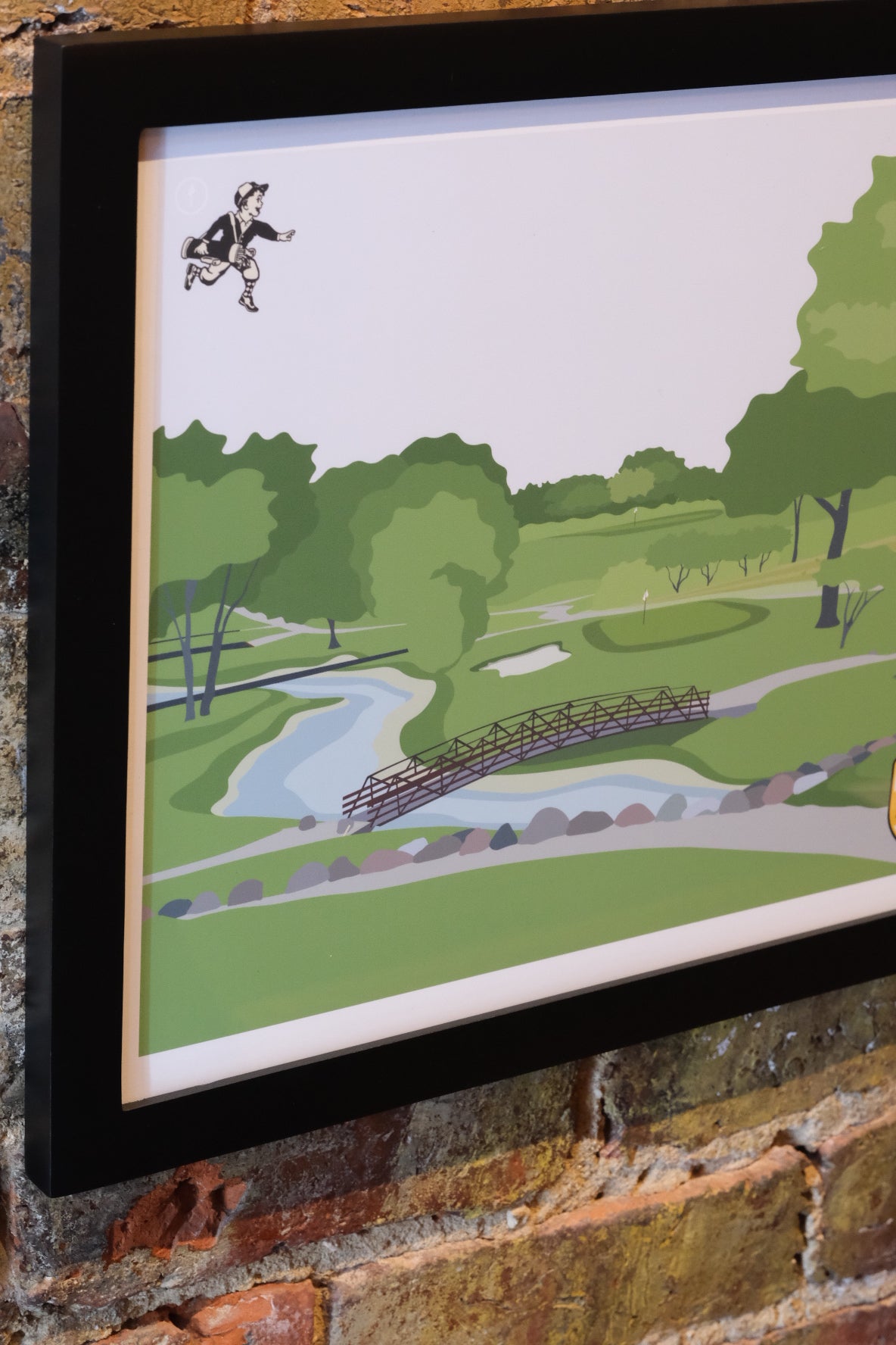 8.5x11 No. 8 Persimmon Classic Course Print