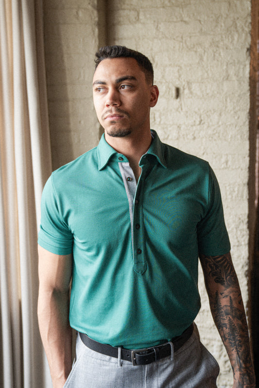 Ford 5 Button Polo - Wrigley