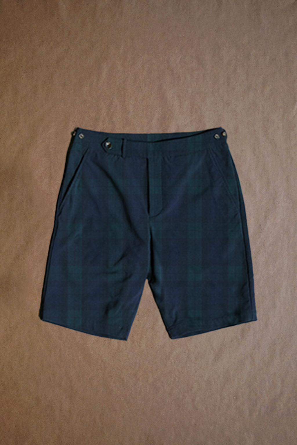 Belfry Performance Short - Blackwatch Plaid - Sample