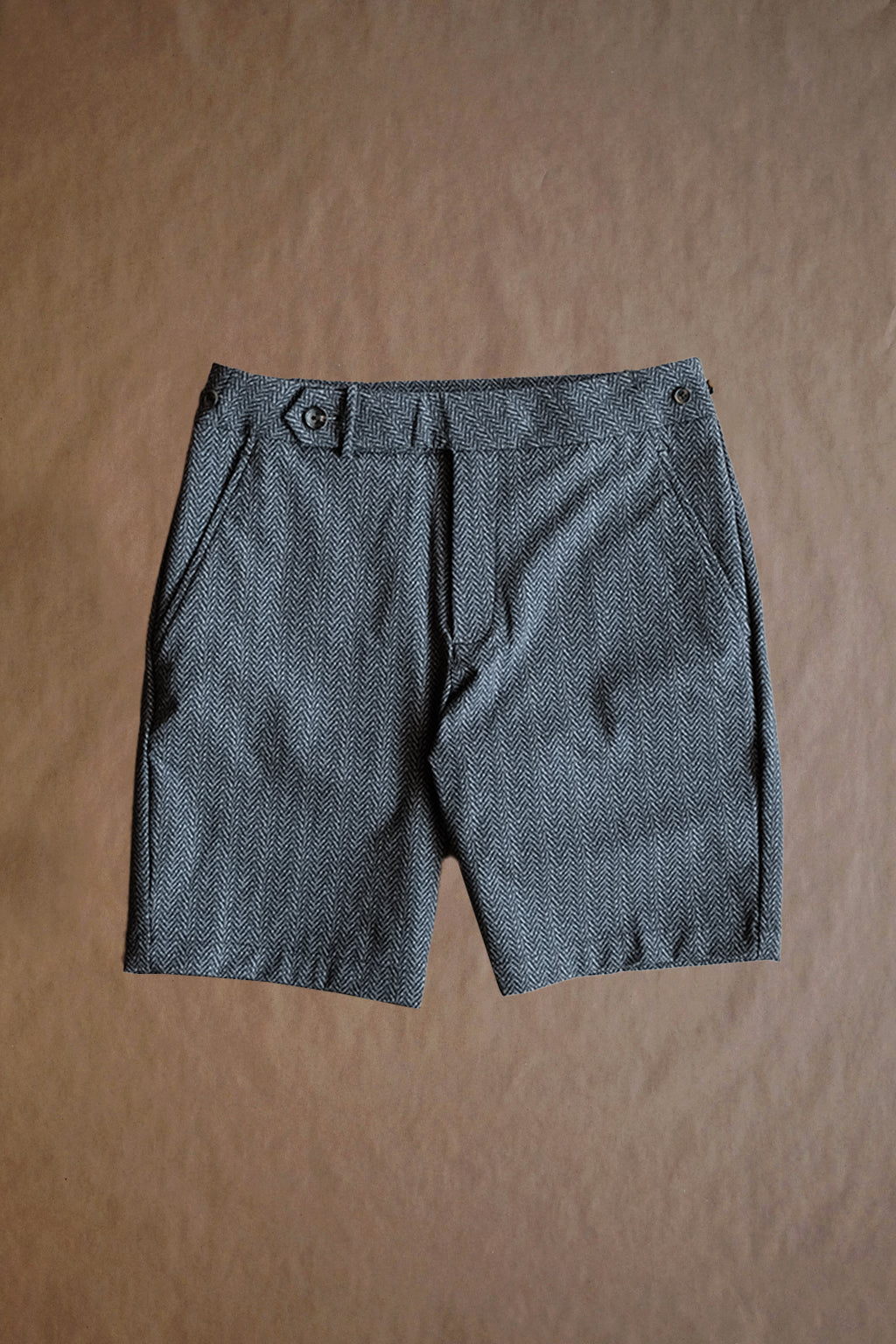 Belfry Performance Short - Black Herringbone