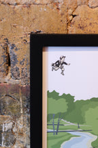 8.5x11 No. 8 Persimmon Classic Course Print