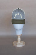 Chain Stitch Arch Snapback - Olive / Grey