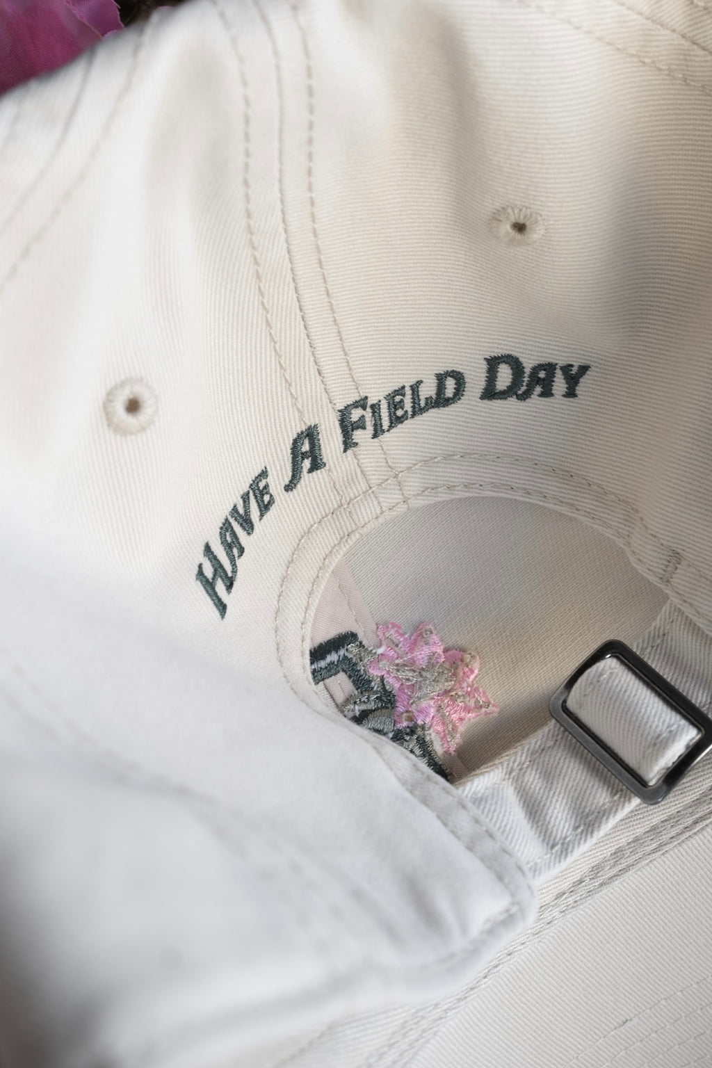 Floral Flyer Dad Cap - Sand