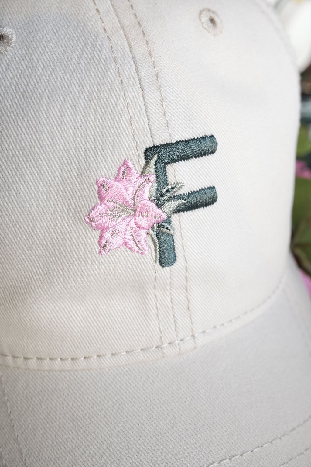 Floral Flyer Dad Cap - Sand