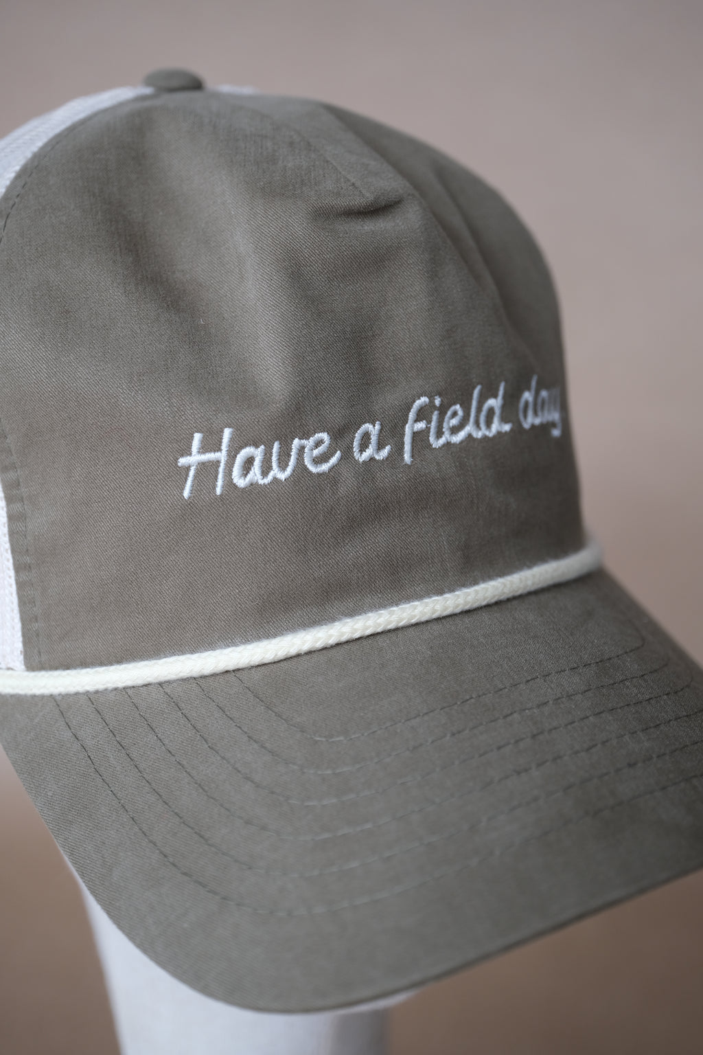 Script Font Rope Hat Script Rope Hat - Loden – Field Day Sporting Co.