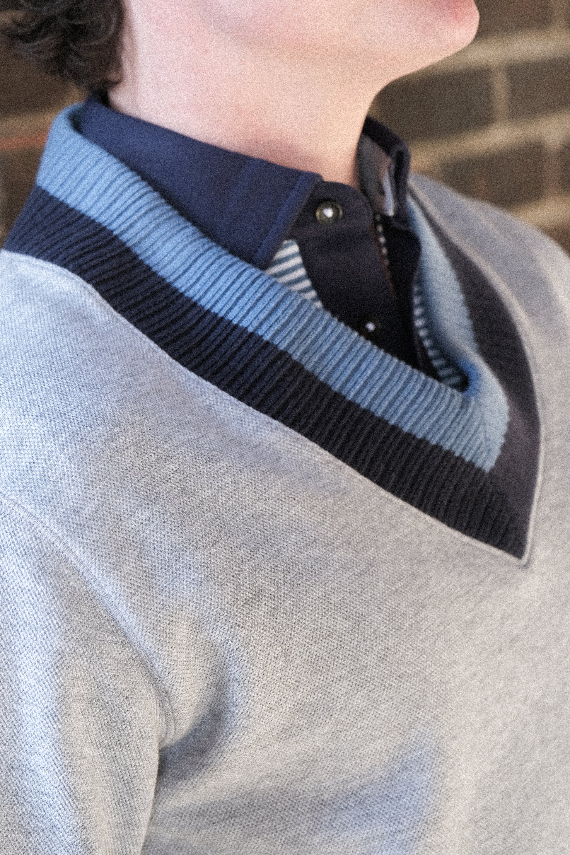Carter Cricket Sweater - Lt. Grey Heather