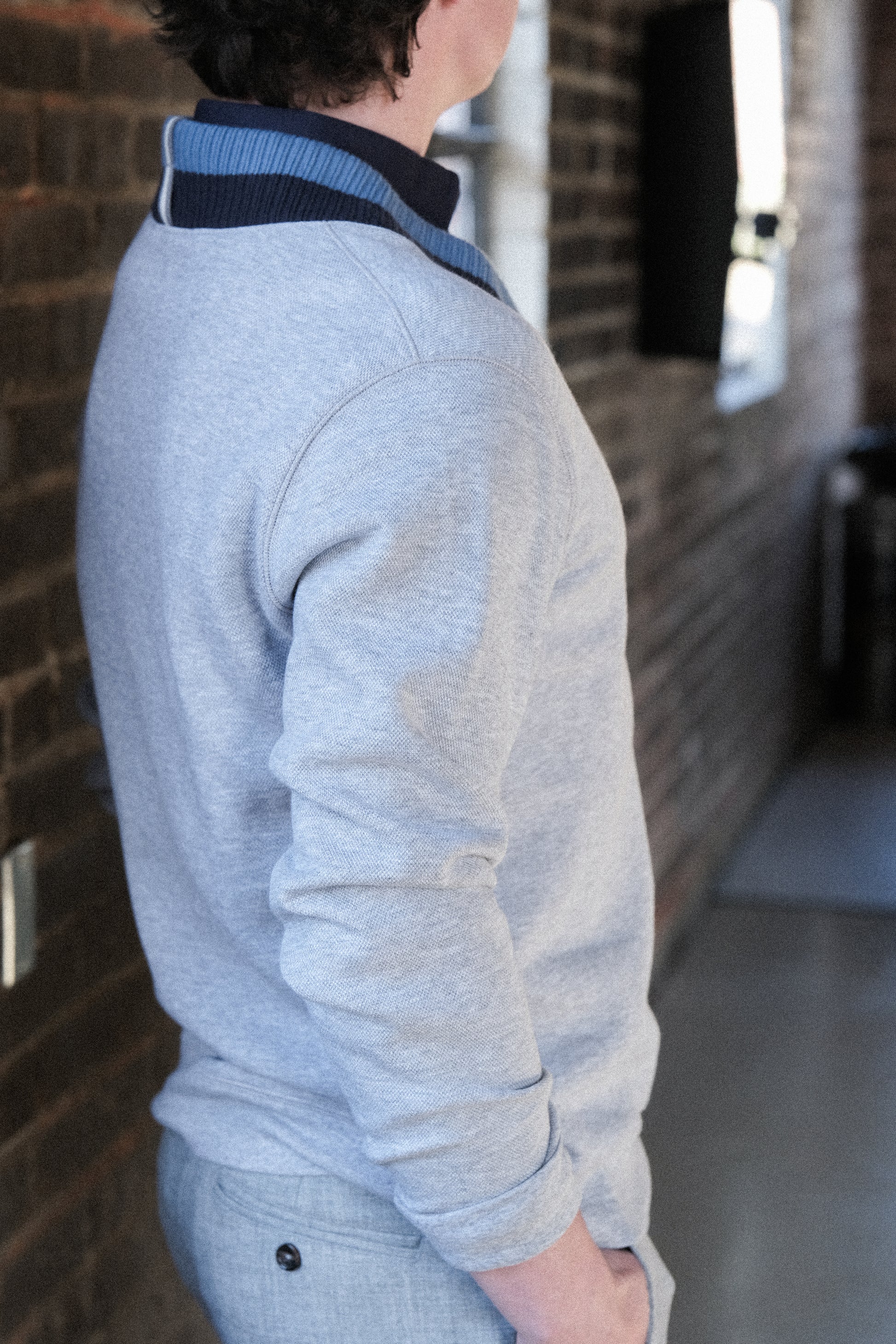 Carter Cricket Sweater - Lt. Grey Heather
