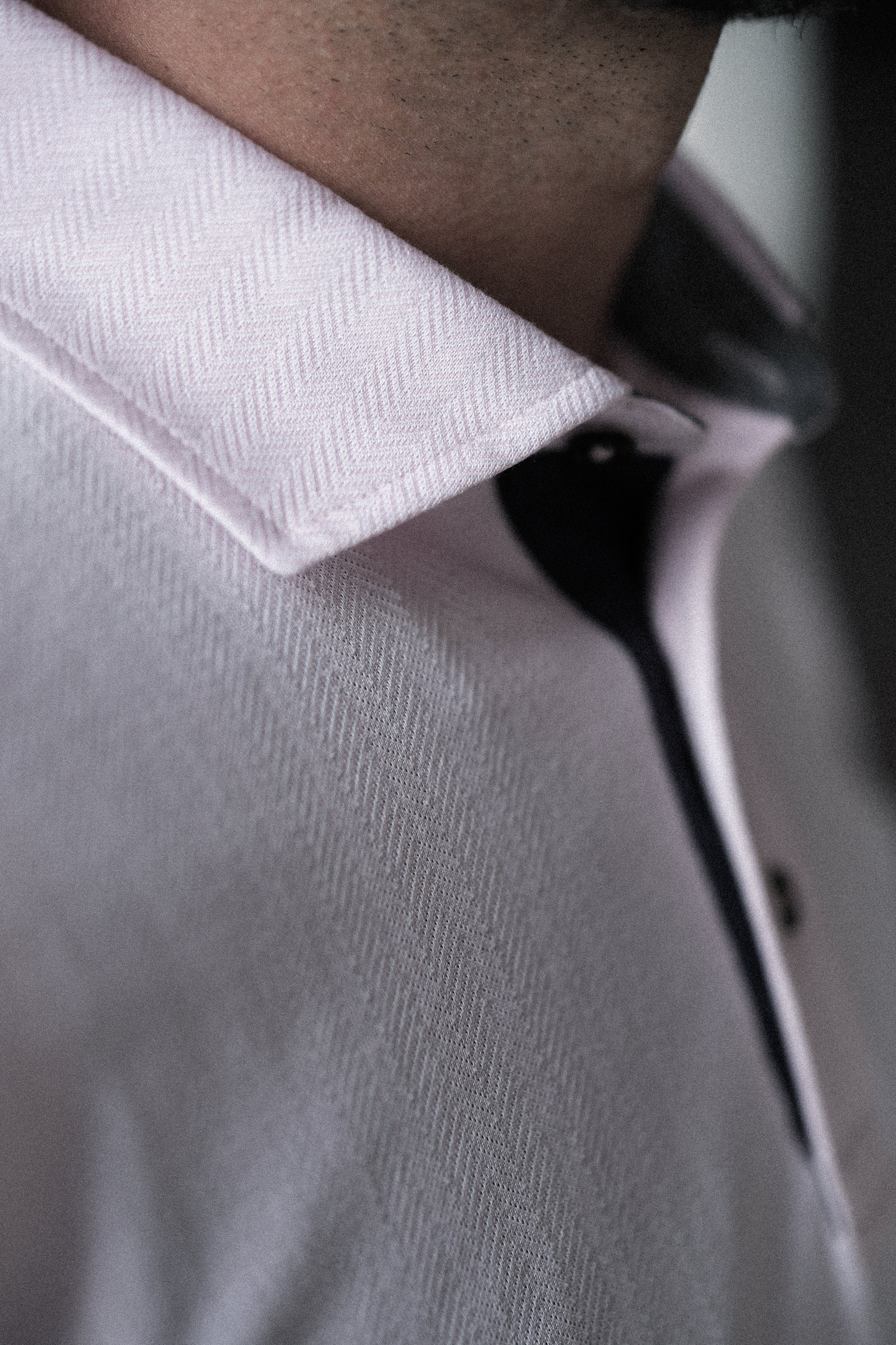 Mettille Performance Polo - Hyde Herringbone