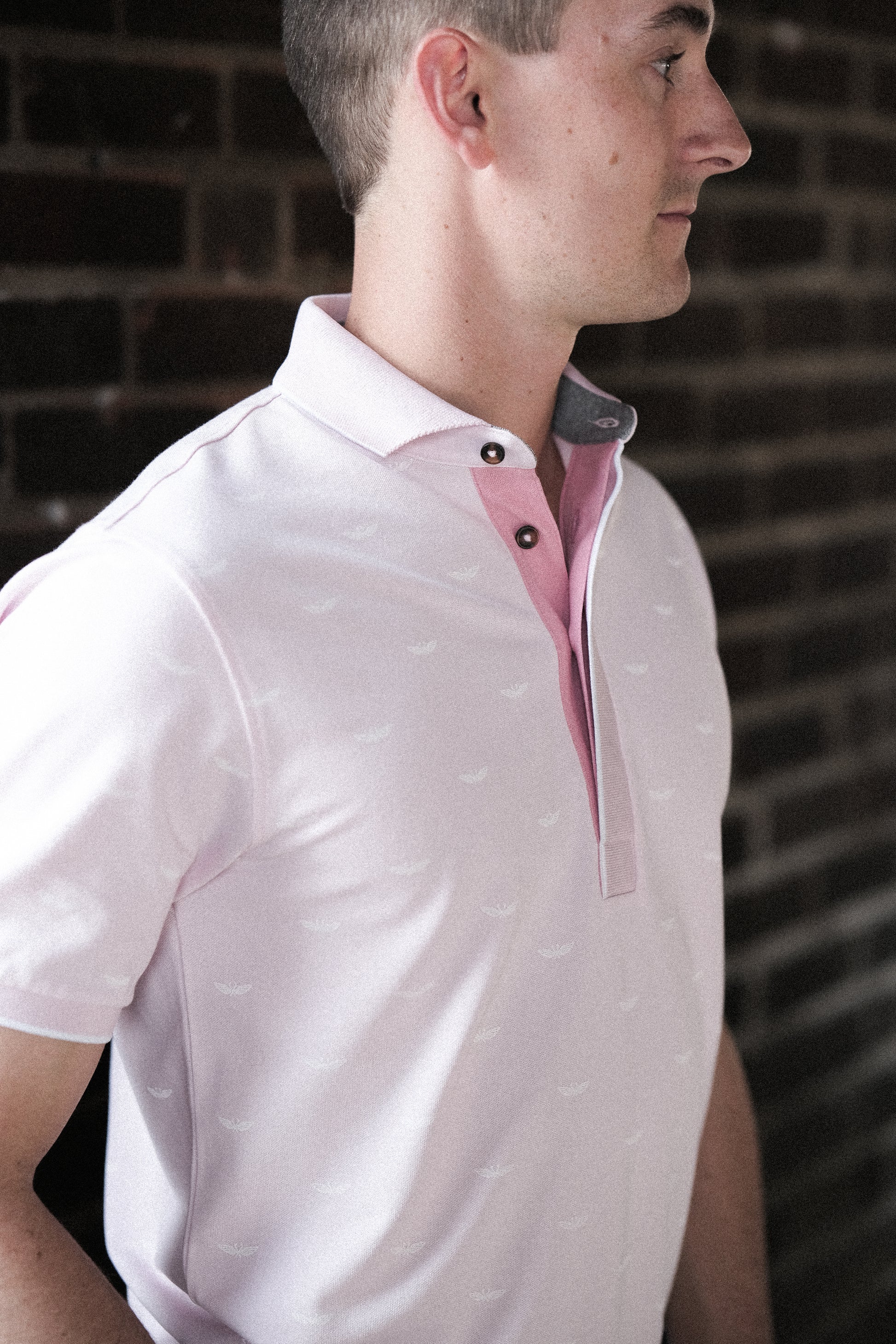 Varner Performance Pique Polo - Hyde Heather