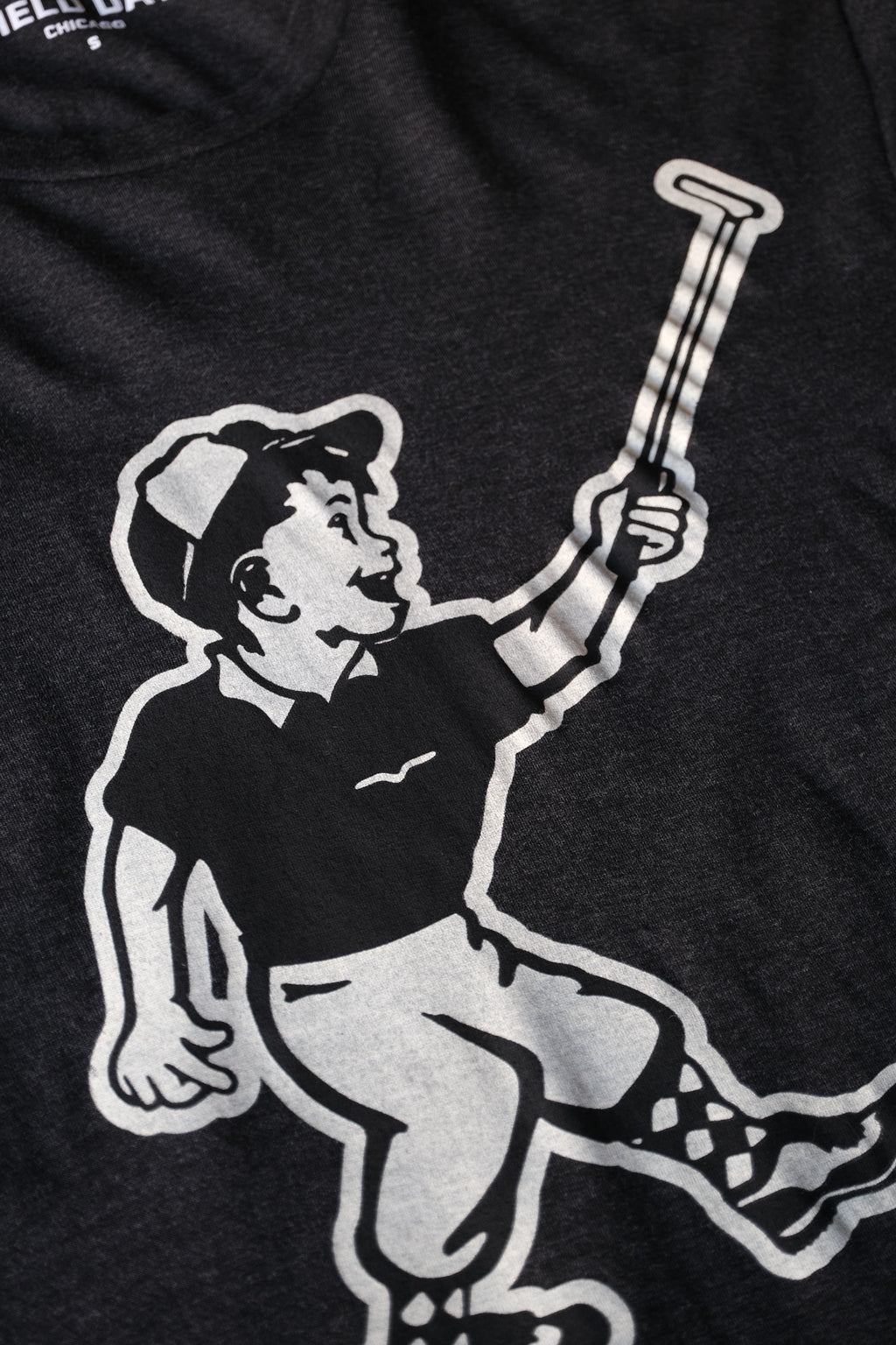 Run Boy Putter Raise Tee - Black Heather