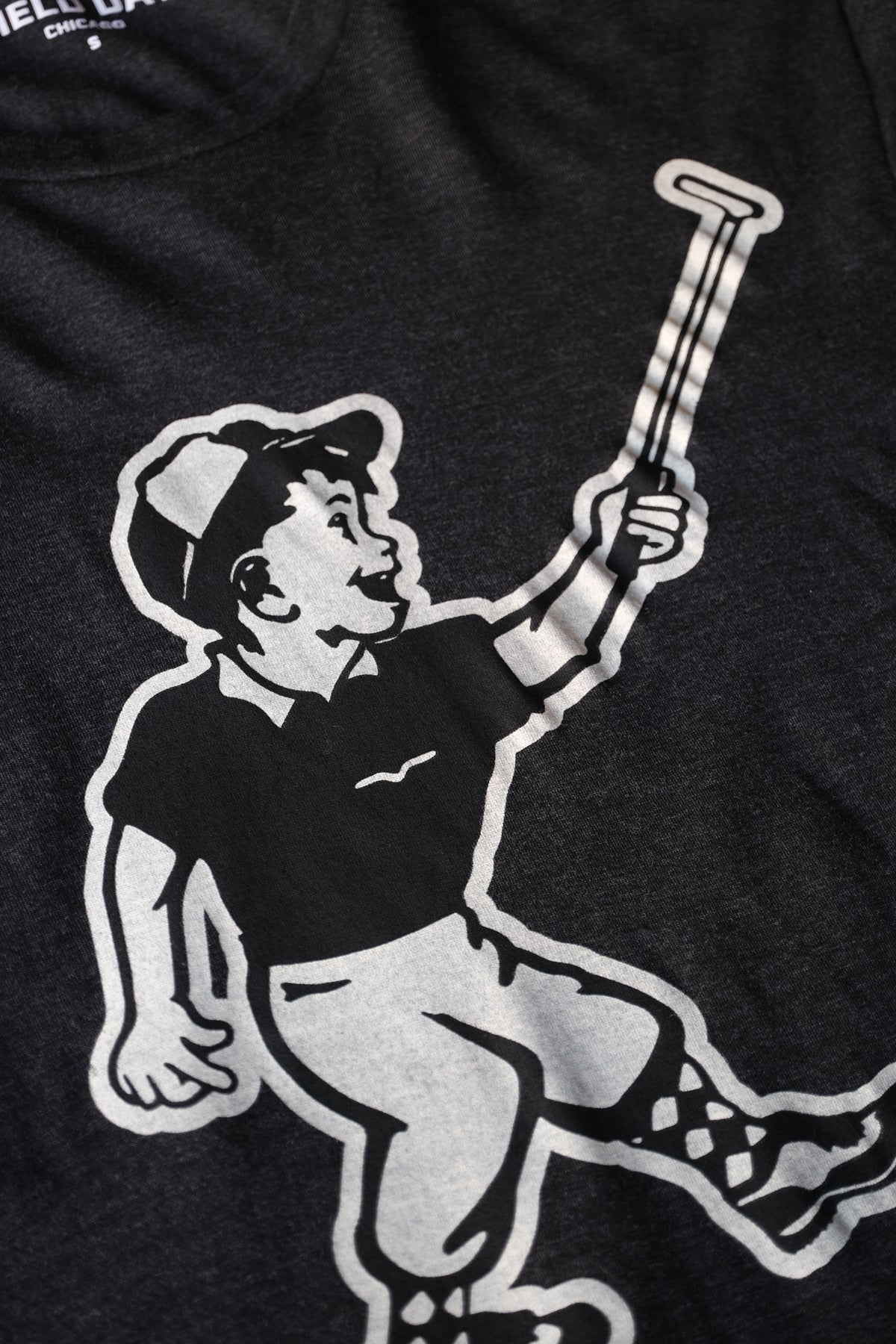 Run Boy Putter Raise Tee - Black Heather