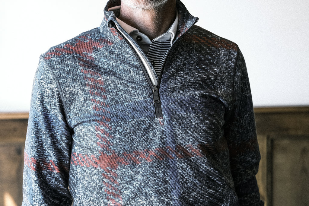 The Dunbar 1/4 Zip - Labiak Tartan