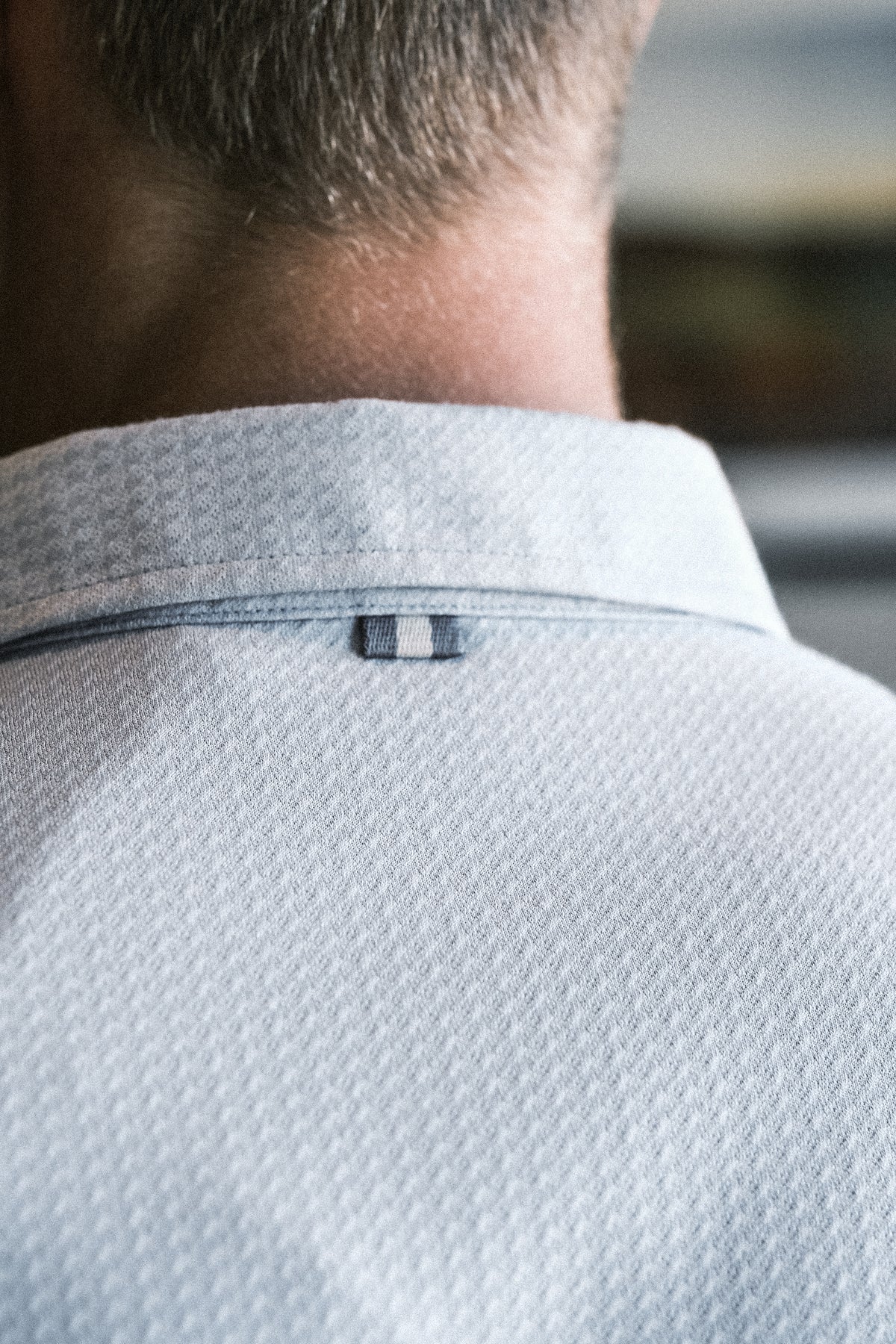Cafferty Performance Jacquard Polo - Burnham Houndstooth