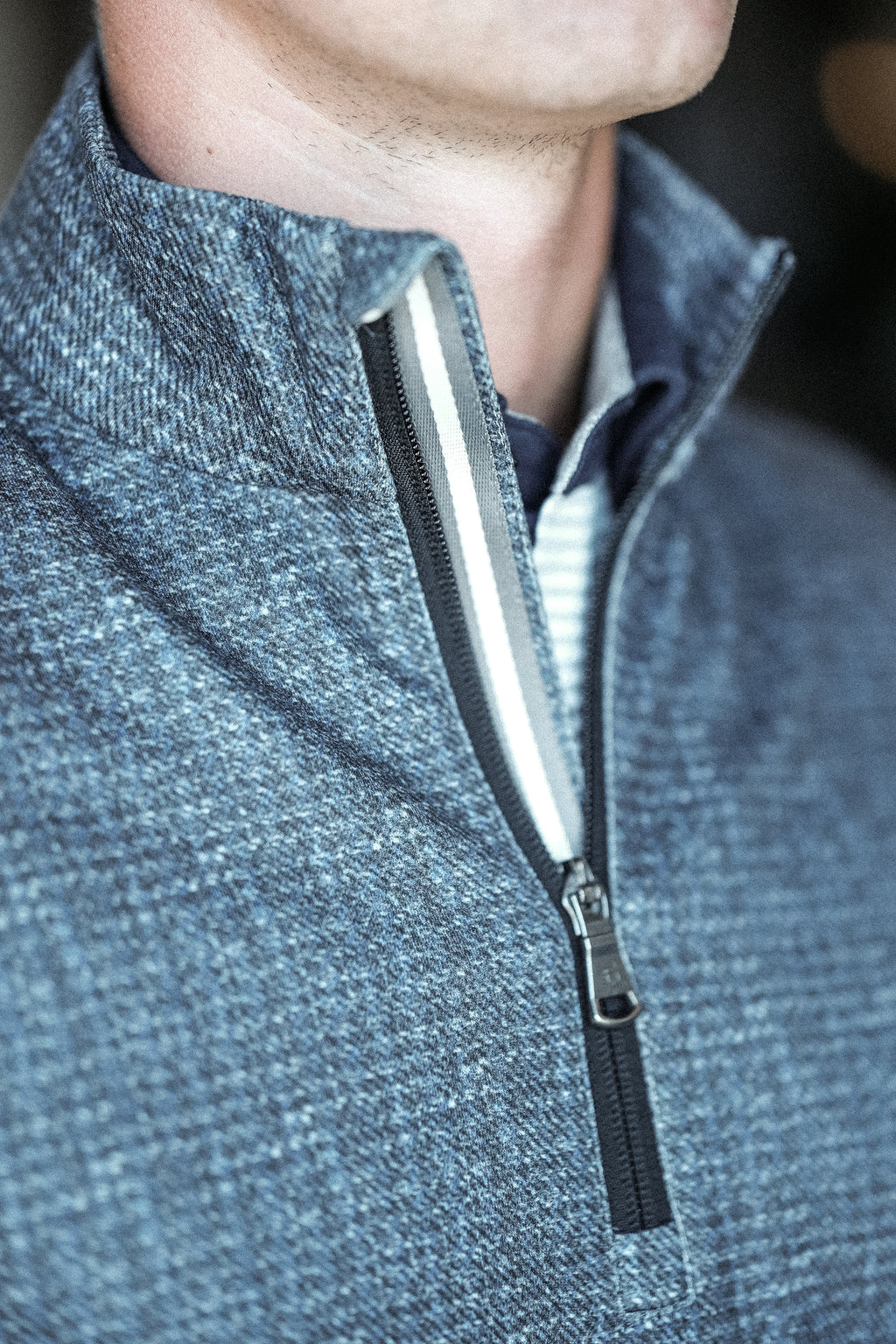 The Dunbar 1/4 Zip - Shedd Hatch Check