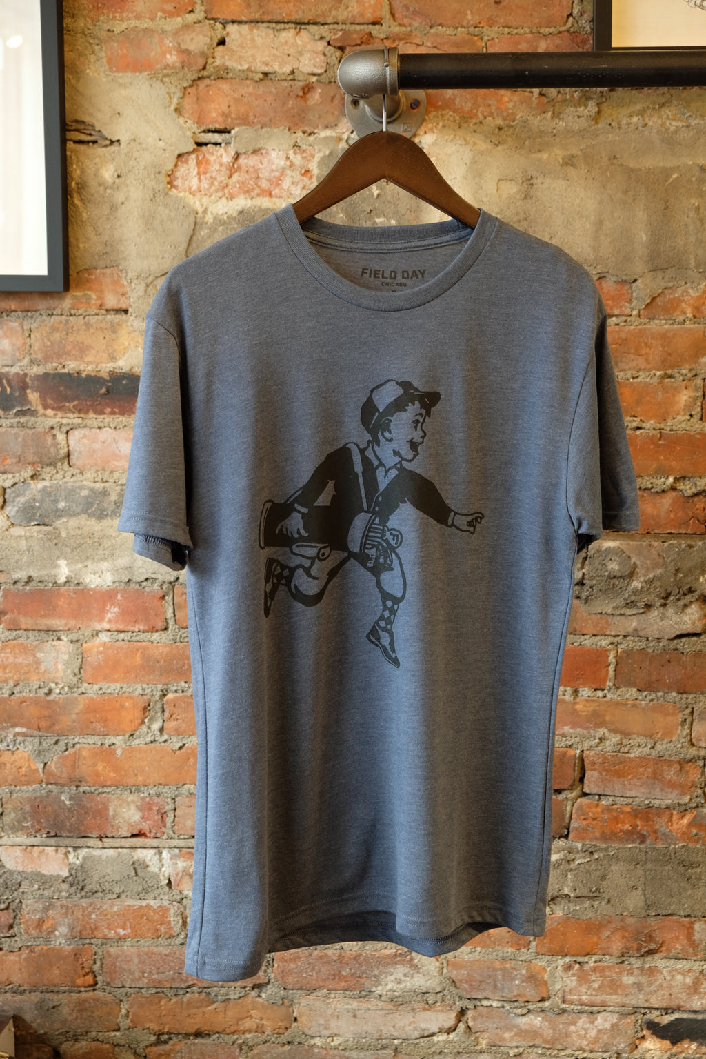 Run Boy Golf Tee - Indigo Heather