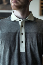 Hatteberg Polo - Lt. Grey Heather/Charcoal