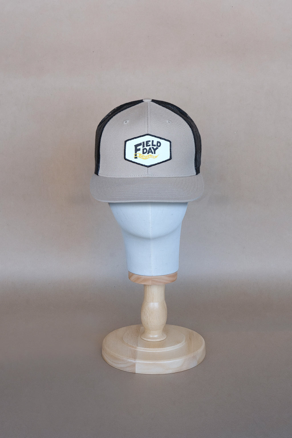 Downwind Trucker Hat - Khaki/Black