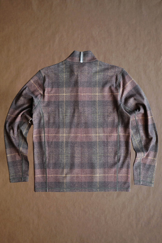 Dunbar 1/4 Zip - Walnut Multi