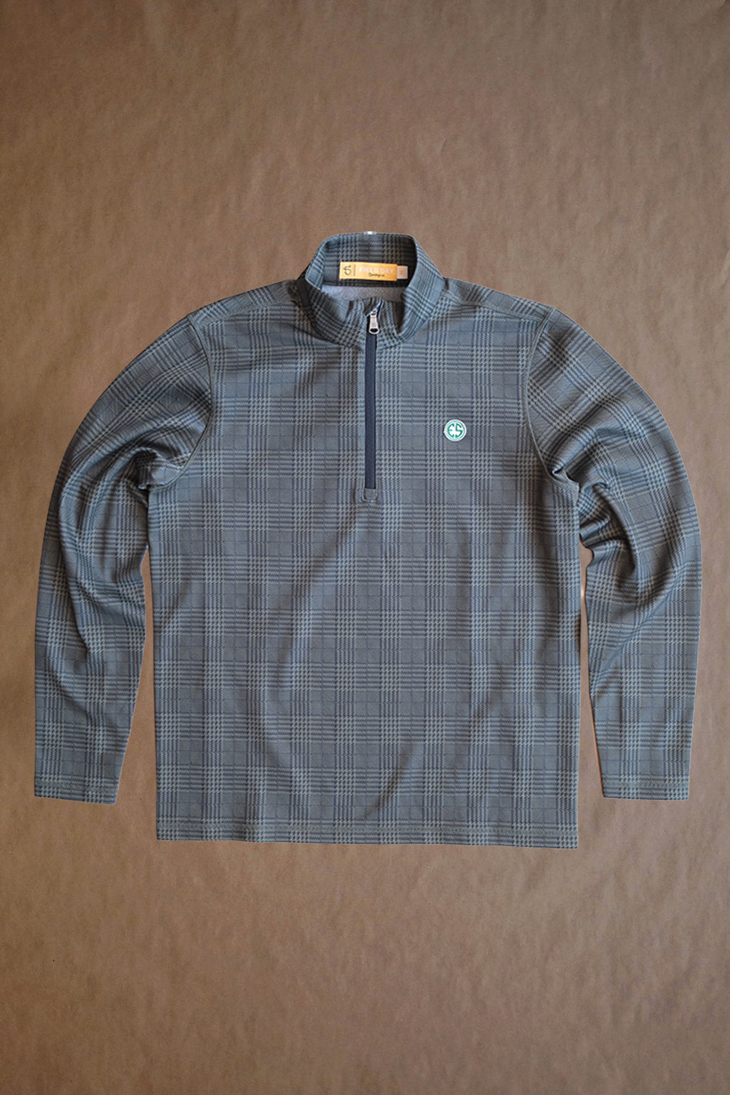 Dunbar 1/4 Zip - Evans Scholars Edition - Field Glencheck