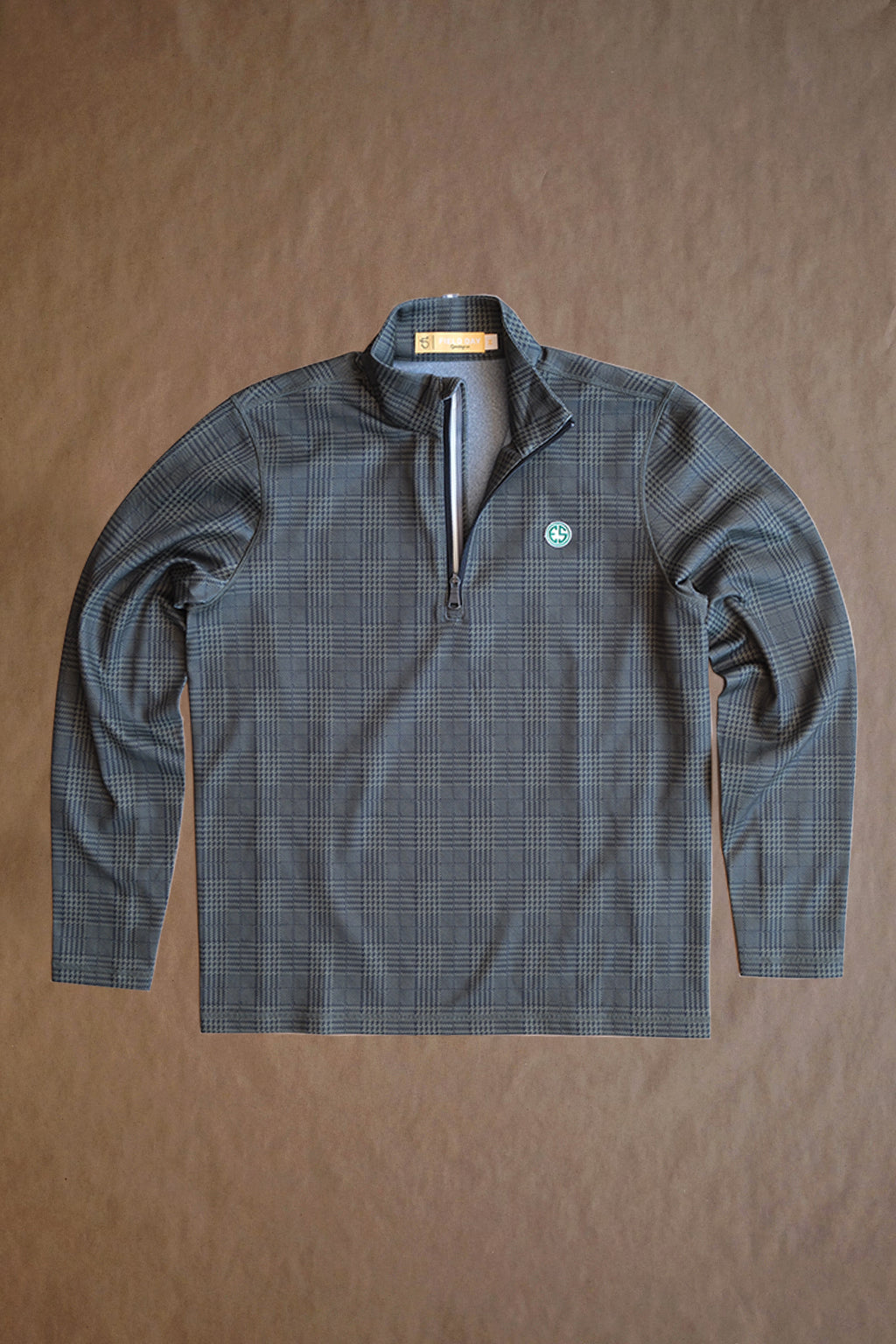 Dunbar 1/4 Zip - Evans Scholars Edition - Field Glencheck