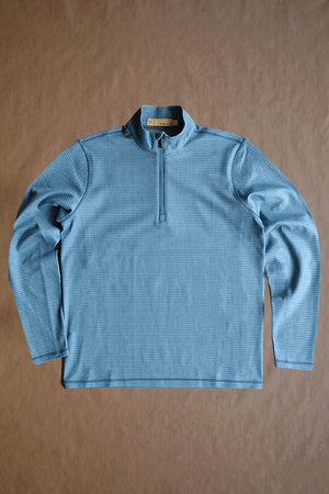 Dunbar 1/4 Zip - Burnham Heather Tonal Houndstooth