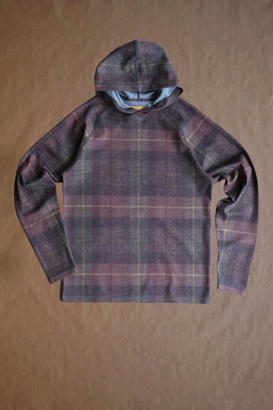 Dunbar Hoodie - Walnut Multi Check