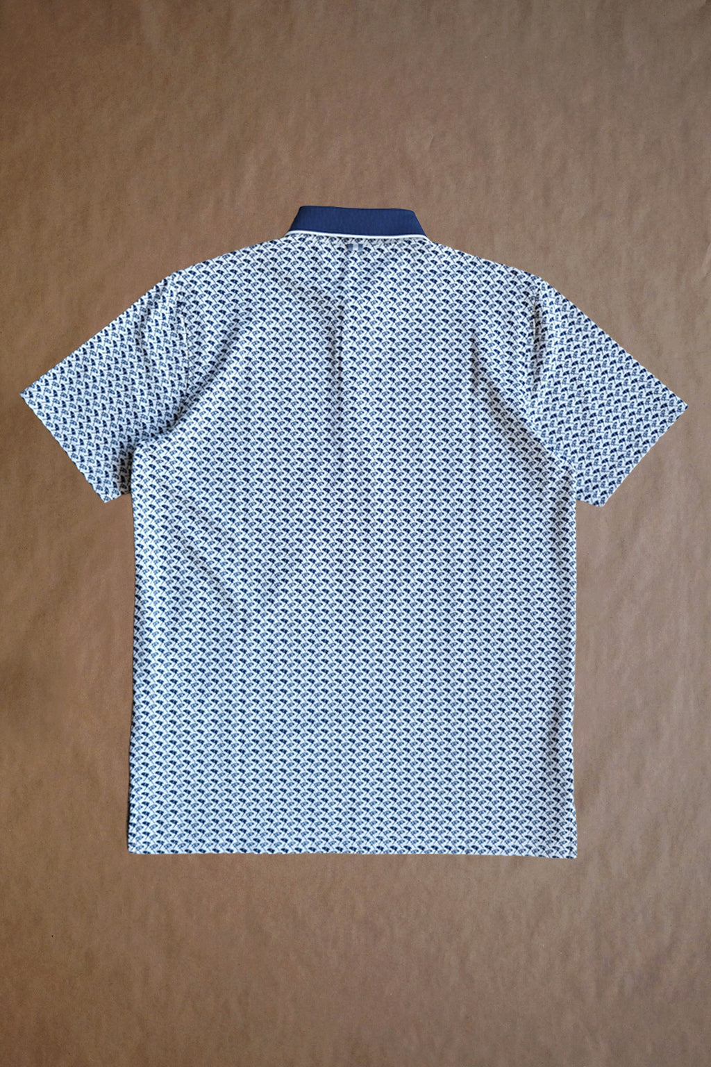 The Dunne Performance Polo - Fawn Pennant Print